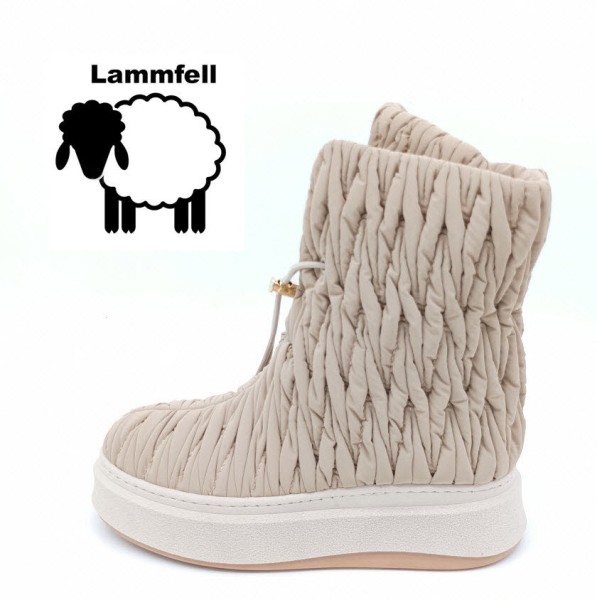 Boot-Lammfell Textil - Bild 1